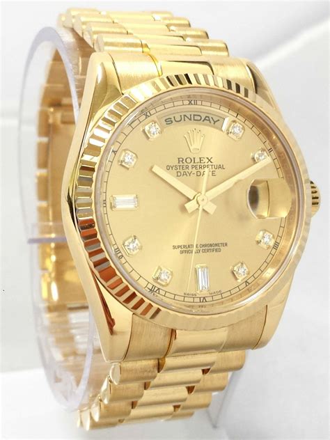 champagne day date rolex|day date rolex 40mm.